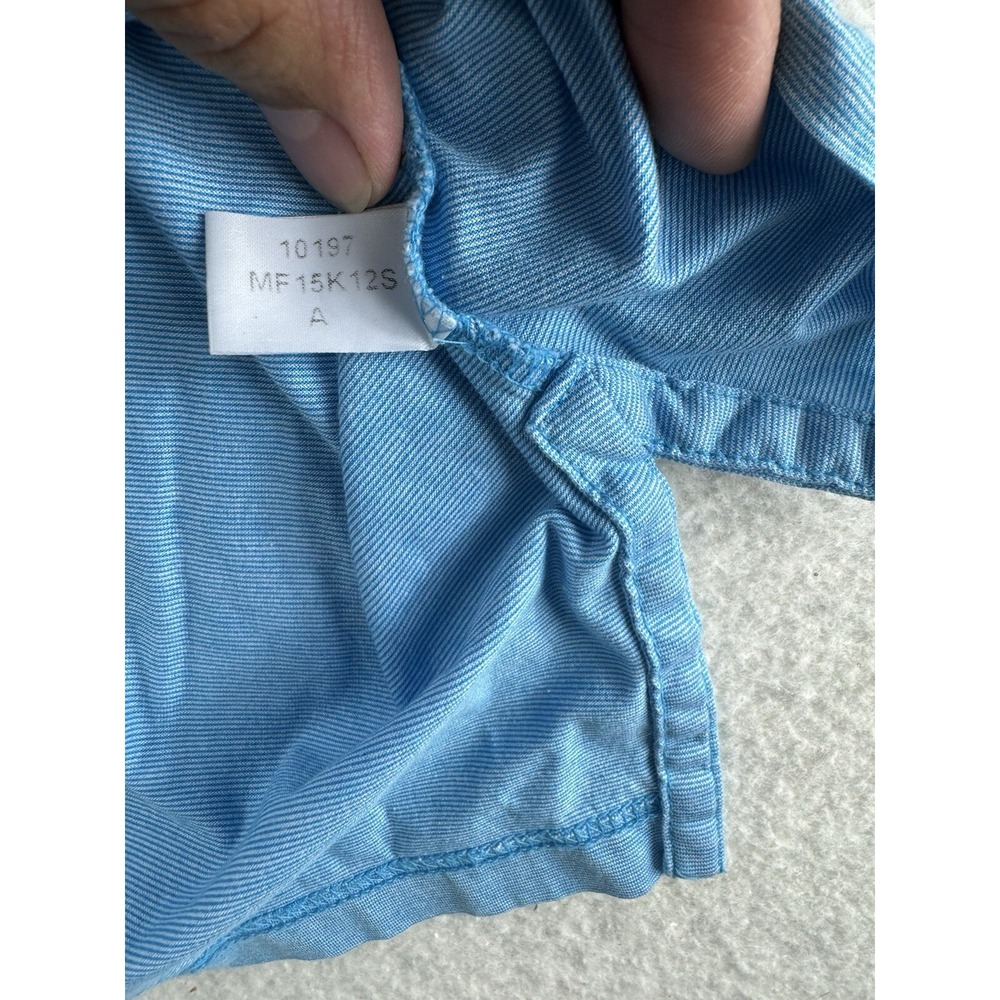 Peter Millar Mens Polo Shirt‎ Size XXL Light Blue 100% Cotton Shadow Wood Logo - Picture 8 of 16